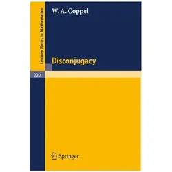 Disconjugacy, Fachbücher von W. Coppel