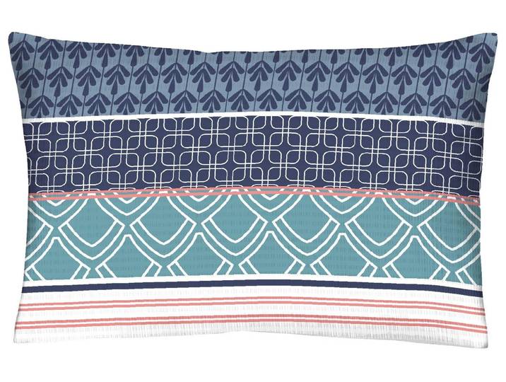 Kissenbezug HOME FASHION Home Fashion Kopfkissenbezug Seesucker Ramone , mehrfarbig, B/L: 65cm x 100cm, Kissenbezüge, Kissenbezug