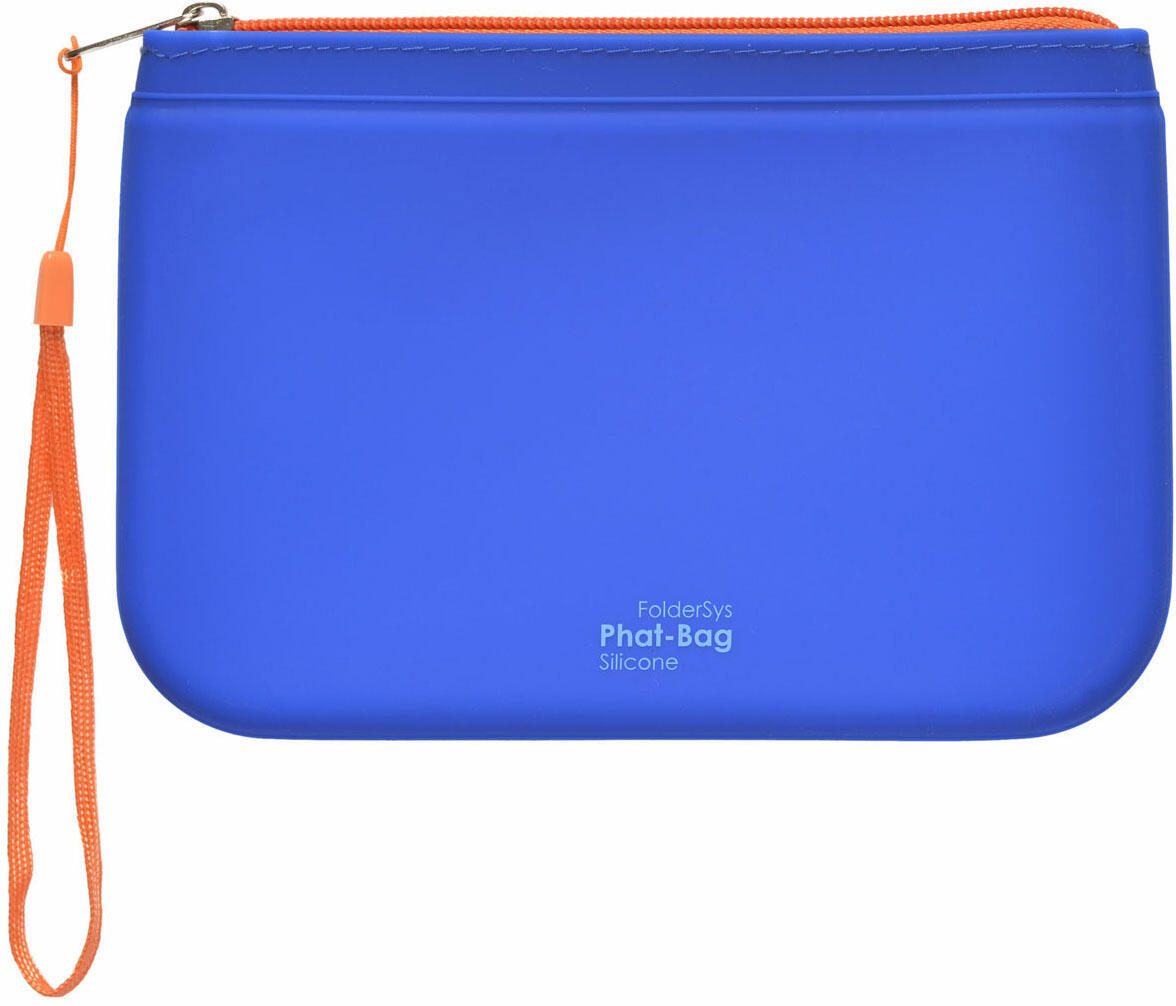 FolderSys Reißverschlussbeutel A6 blau 40486-40