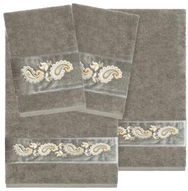 Authentic Hotel and Spa Turkish Cotton Mackenzie 4PC Towel Set