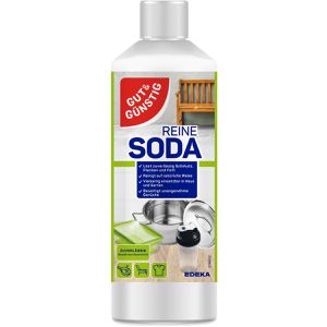 Gut&Günstig Allzweckreiniger Reine Soda, Konzentrat, ohne Duft, Flasche 1 Liter