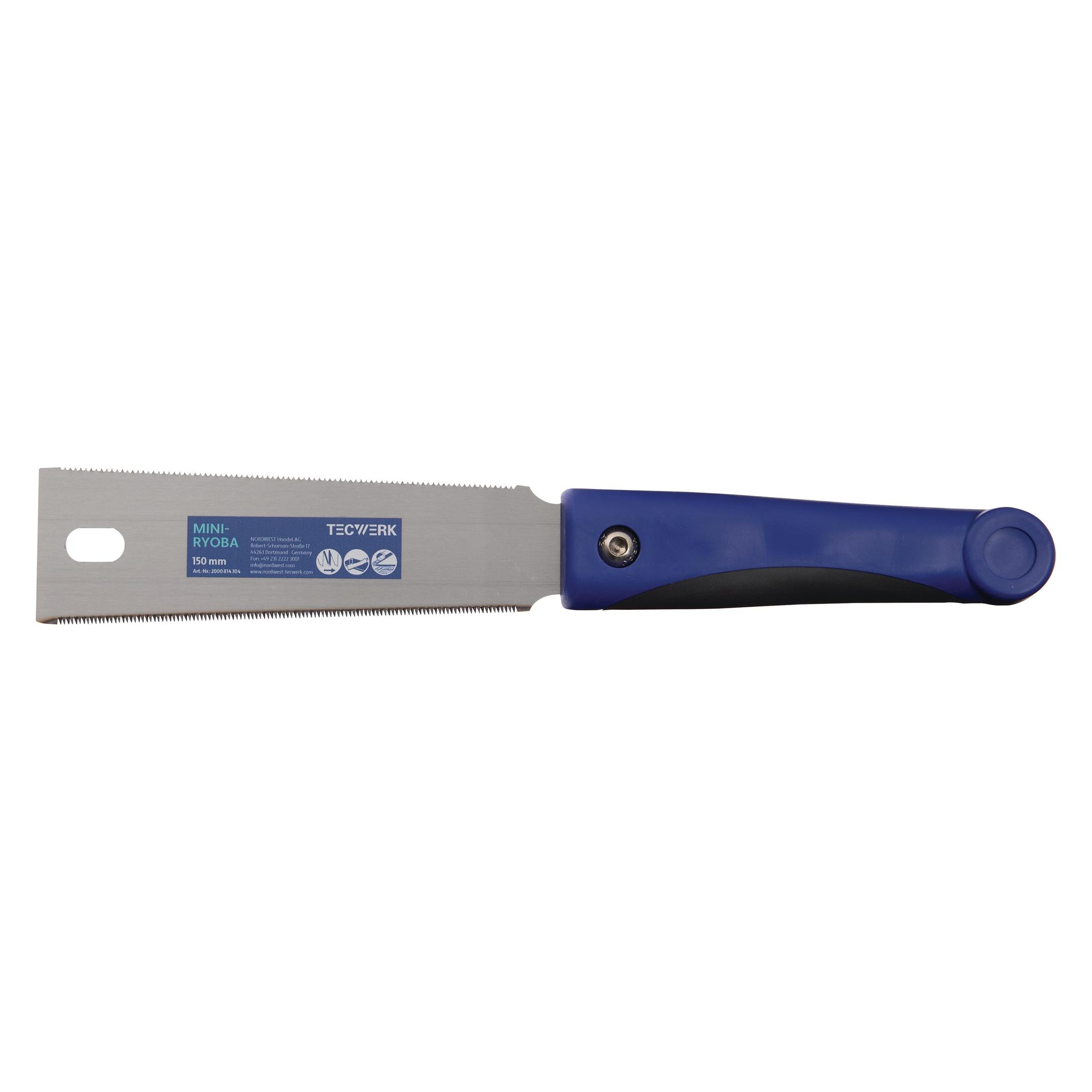 Tecwerk Japansäge/Feinzugsäge Ryoba Blattlänge 150 mm Gesamtlänge 330 mm gerader 2K-Griff (2000814304)