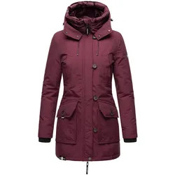 NAVAHOO Damen Winterjacke Warm gefütterter Wasserdichter Wintermantel Freezestoorm