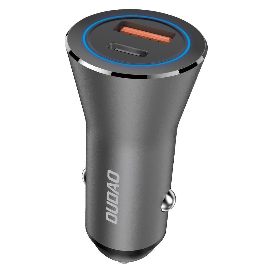 Dudao Car Charger 45W PD + QC5.0 1xUSB+1XType C (R4MAXupgrade)