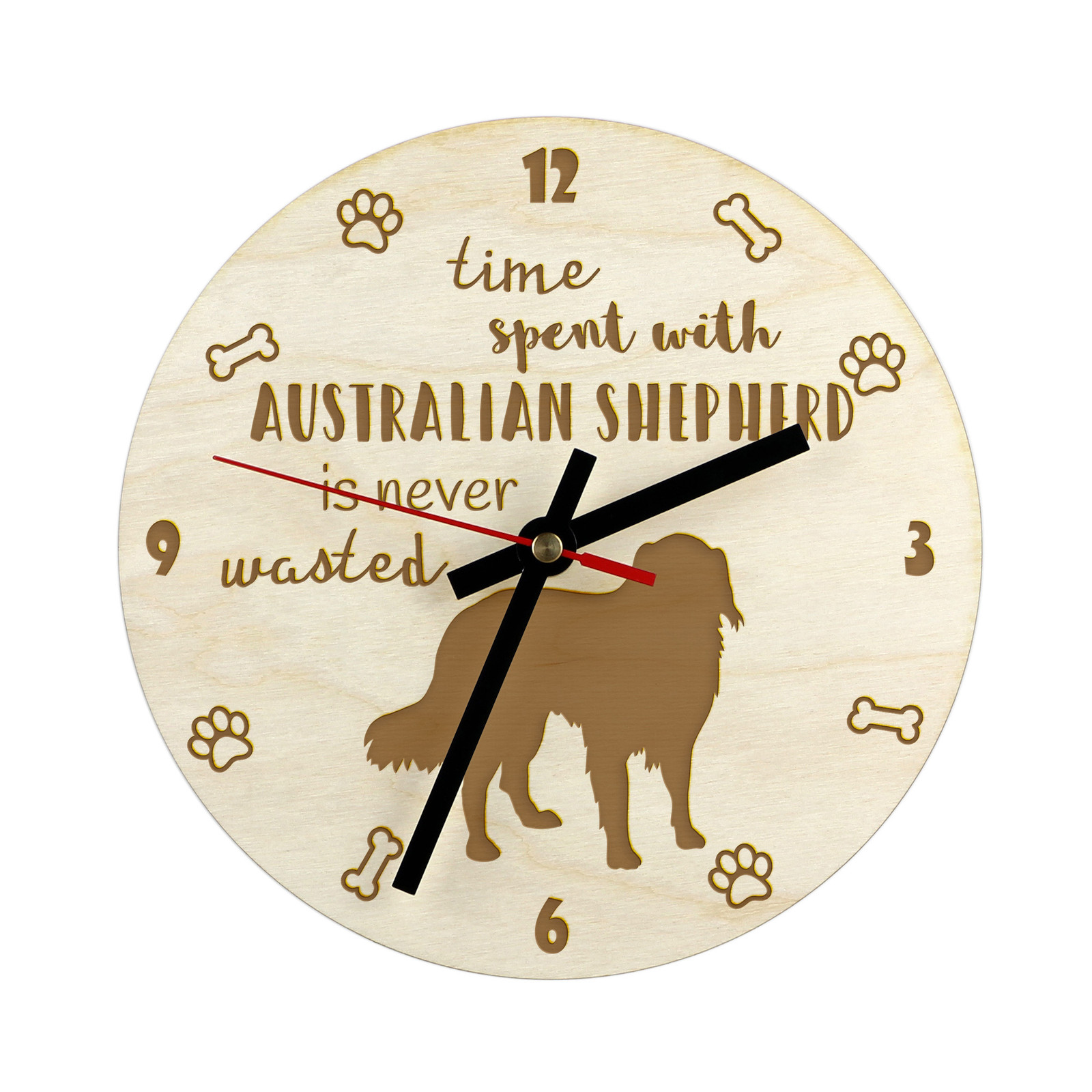 Art-Dog Wandklok Australische herder