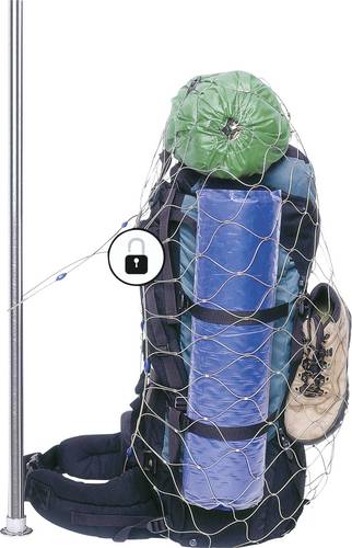 Pacsafe 10190999 Kabelschloss 12cm Edelstahl Zahlenschloss