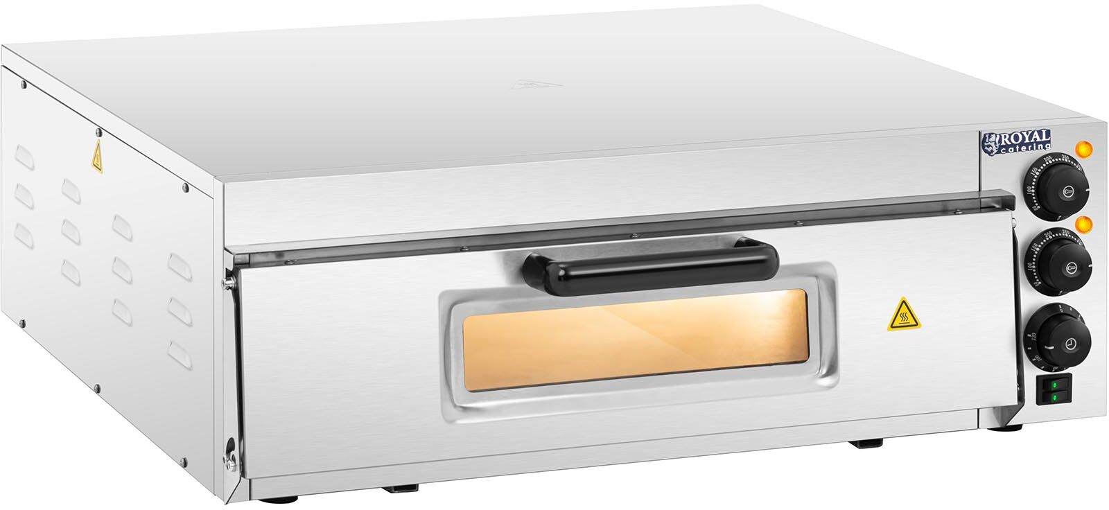 Royal Catering Forno para pizza - uma câmara - pizza de 60 cm RCPO-2000-60-1