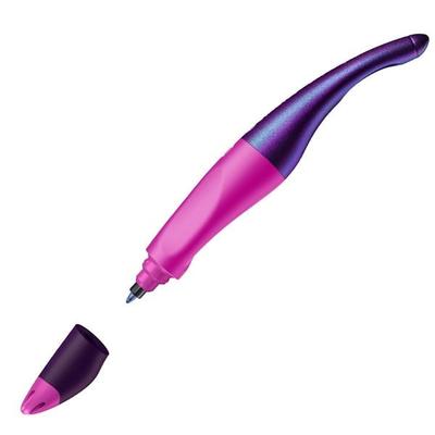 STABILO Tintenroller Rechtshänder - EASYoriginal Holograph magenta - Einzelstift - blau (löschbar) inklusi