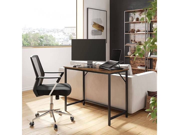 Schreibtisch Buxy VI 100cm Braun/Eiche Rustikal Dekor