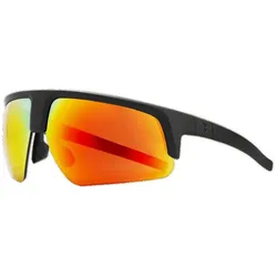 BBB, Unisex, Sportbrille, Brille Comet schwarz, MLC orange/rot (Black, Matt, orangen und roten Akzenten, MLC), Rot, Orange, Schwarz