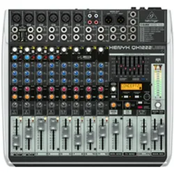 Behringer Xenyx Qx1222usb (Studio- und Livemixer), Mischpult, Schwarz