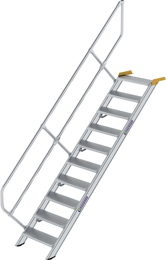 Industrietreppe, Alu-Stufen, Stufenbreite 800 mm, 10 Stufen MUNK