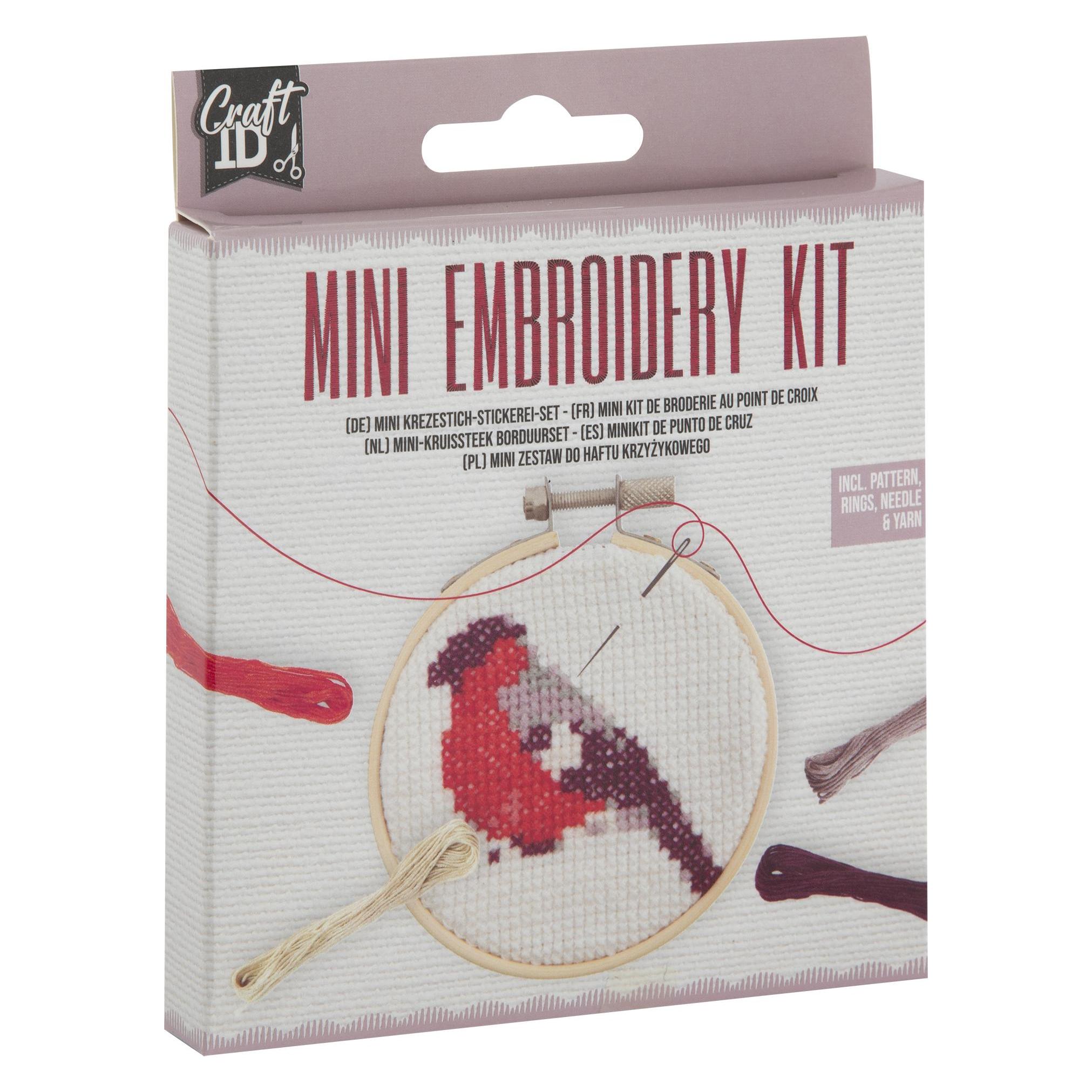 Grafix Craft ID - Mini embroidery kit - Bird (CR1713) (CR1713/GE)