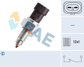 Fae Schalter, Rückfahrleuchte 41225 Für Iveco