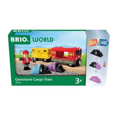 Güterzug mit Farbwechsel-Zubehör / Spielzeug-Eisenbahn - Edelstein mit Farbwechsel bei Kälte / Wärme / Zug für Kinder ab 3 Jahren