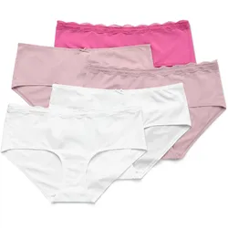 Tchibo - 5 Pantys - Damen - Gr. XL - weiß