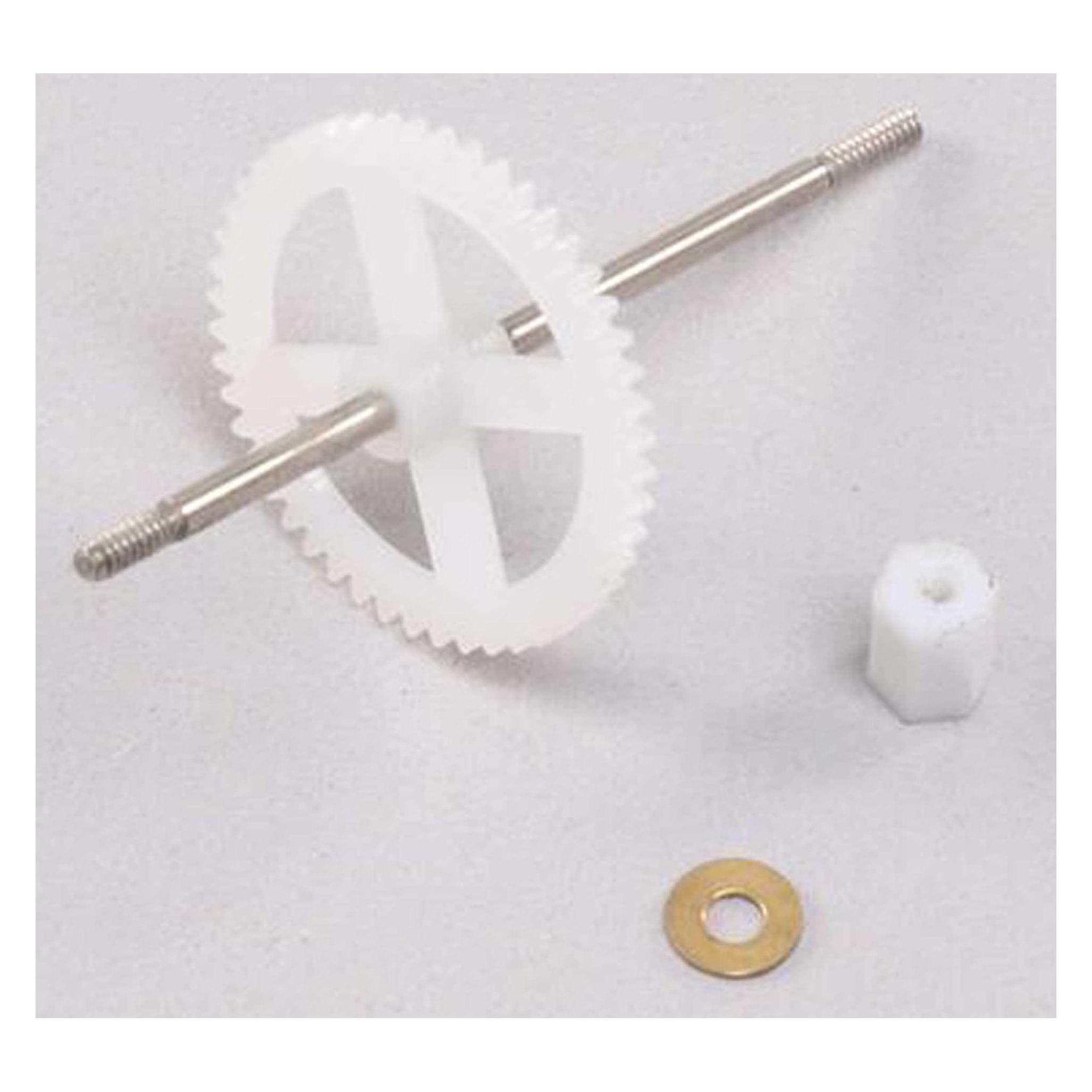 E-Flite propeller shaft with gear: night vapor (EFLU1380)