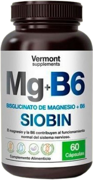 Vermont Supplements Magnesiumbisglycinat + B6 60 Kapseln