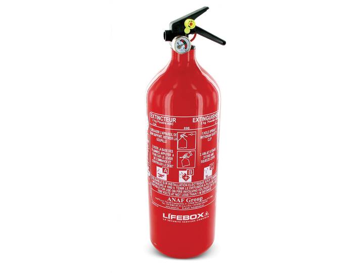 Extincteur poudre ABC 2 kg avec manomètre