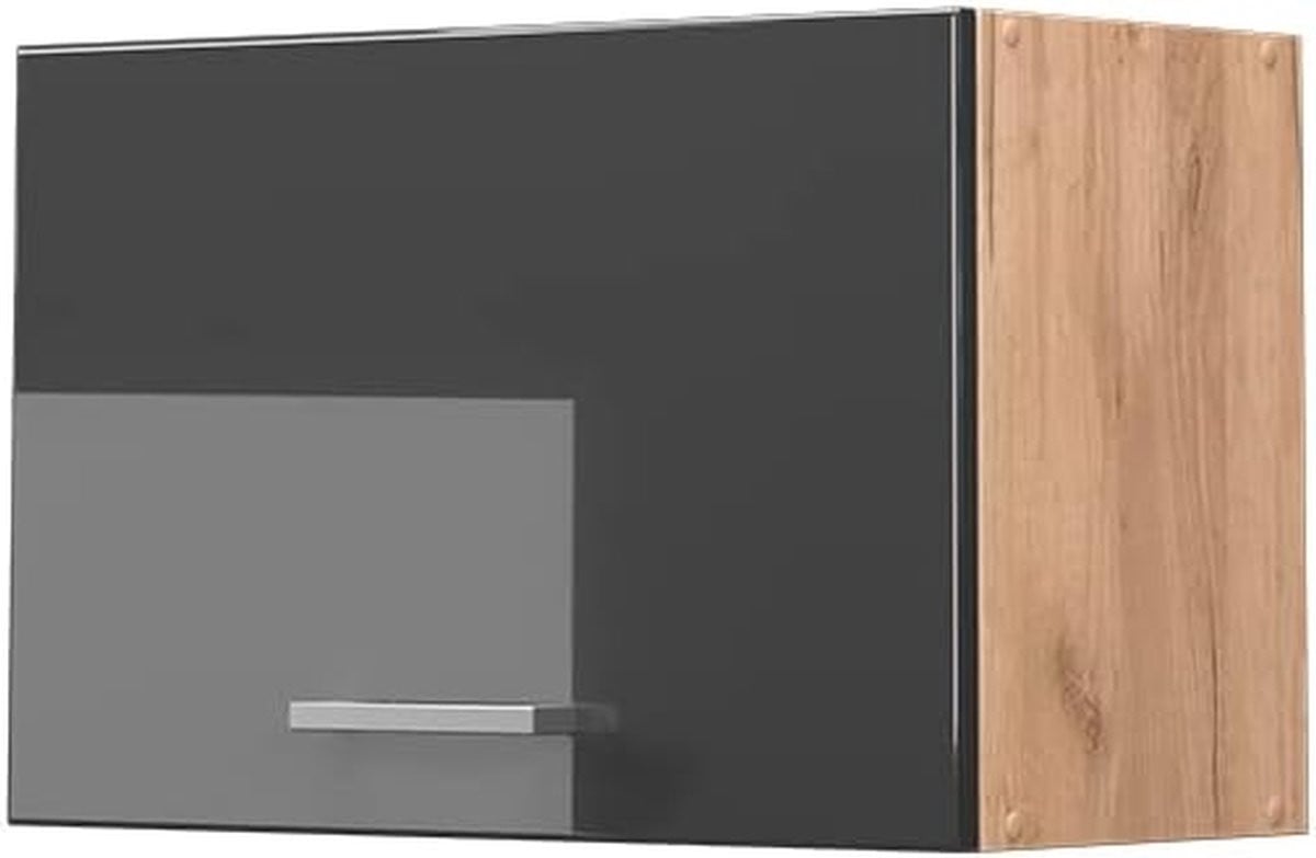 Keuken Hangkast Antraciet Hoogglans - Breedte: 60 cm