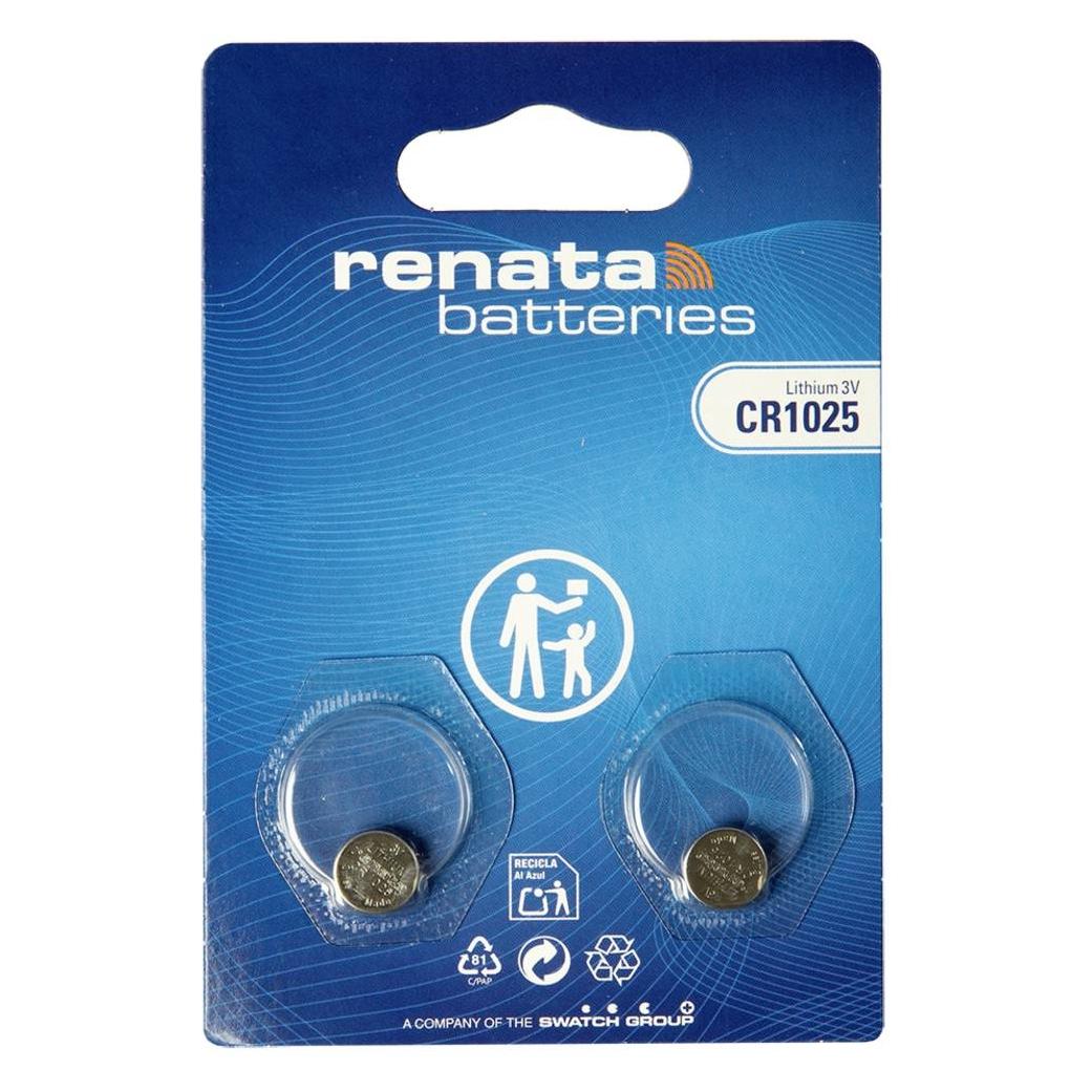 Renata Knopfzellenbox CR1025 3 V 2 St. 30 mAh Li-MnO2 (2 Stk., 30 mAh) (704574)