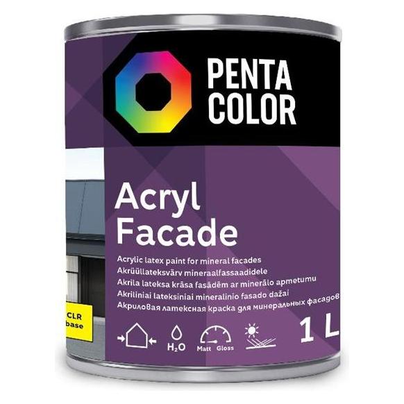 Pentacolor Facade Paint Acryl Fasad ( (1000 ml) (33040502)