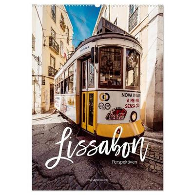 Lissabon Perspektiven (Wandkalender 2026 DIN A2 hoch), CALVENDO Monatskalender