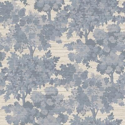 Tempaper Canopy Toile Faux Grasscloth Peel and Stick Wallpaper