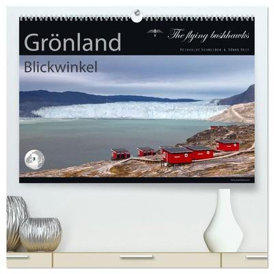 Grönland Blickwinkel (hochwertiger Premium Wandkalender 2027 DIN A2 quer), Kunstdruck in Hochglanz