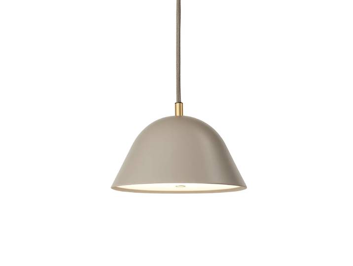 Örsjö Belysning Suspension Streck petite 11x21 cm Gris chaud RAL 7032