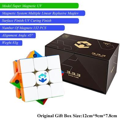 Modern Mode Marketplace Pyraminx Speed Cubing Magnetic Speed Cube Brain Teaser Kid's Toy DIY Puzzle With Level Tension Fidget 2