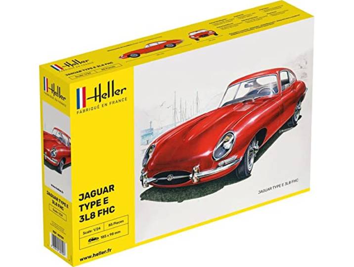 Heller 80709 - Modelbouwset Jaguar Type E 3L8 FHC