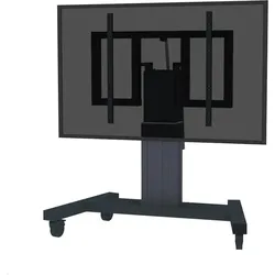 Neomounts PLASMA-M2550TBLACK ist ein Mobiler Bodenständer für Flachbild-Fernseher bis. (150 kg, 31"), TV Ständer, Schwarz