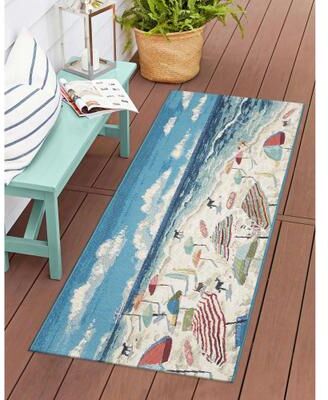 Lush Decor Esencia Dog Beach Indoor/Outdoor Mat