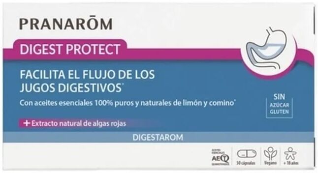 Pranarom Digestarom Digest Protect Vegan Sin Gluten 30 Caps