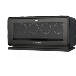 LuminousTime Uhrenbeweger   4 Uhren   viele Einstellungen   LED   10dB Schwarz
