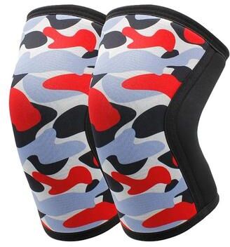 Useful Little Things 7mm Neoprene Weightlifting & Powerlifting Knee Sleeves e l