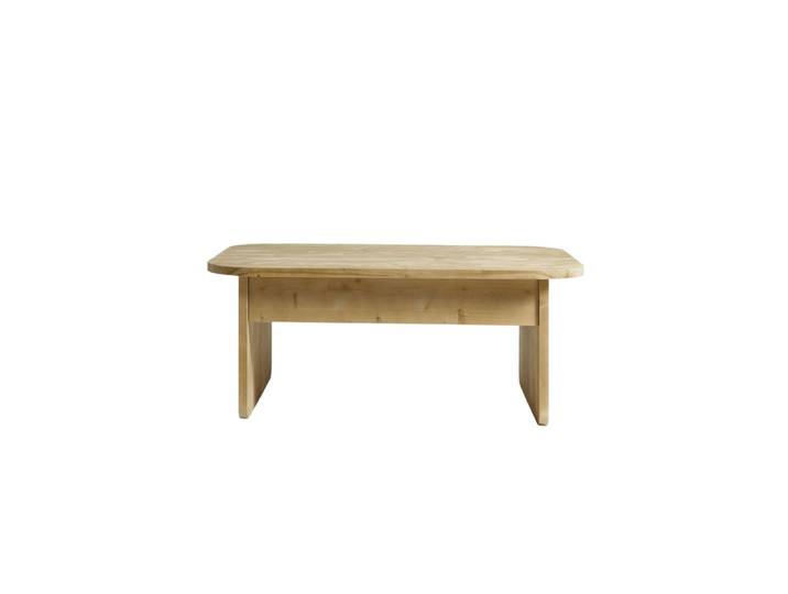 Table basse relevable en sapin naturel