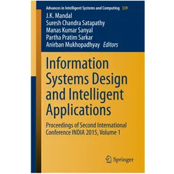 Information Systems Design and Intelligent Applications, Fachbücher