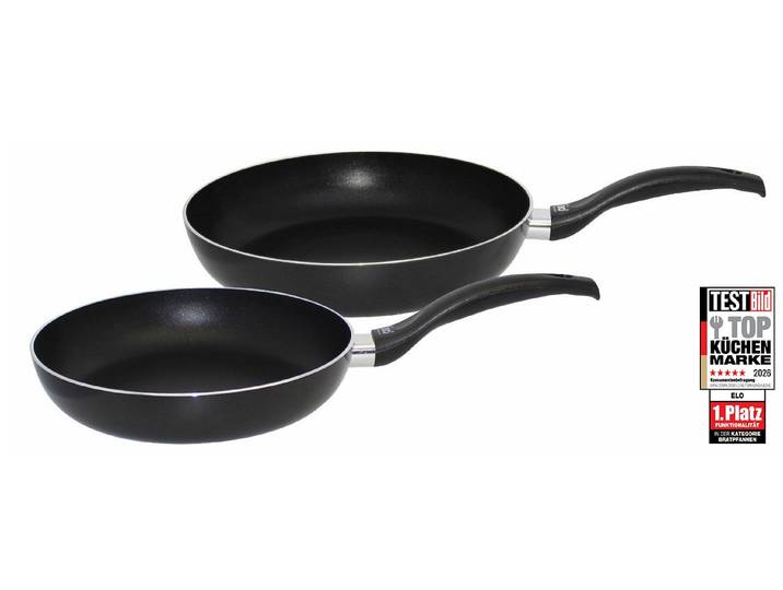 Pfannen-Set ELO Ducto 2 teilig , schwarz, Pfannen, Pfannen-Set, Induktion