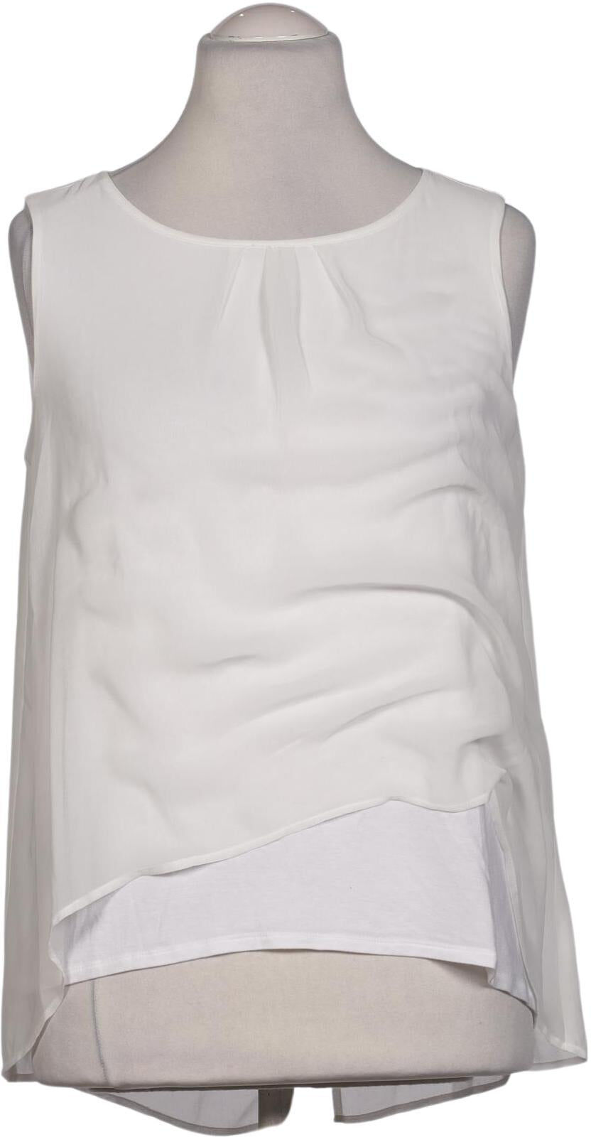 Comma Damen Bluse, Weiß, Gr. EU 38, Synthetik / Elasthan / Modal - Second Hand