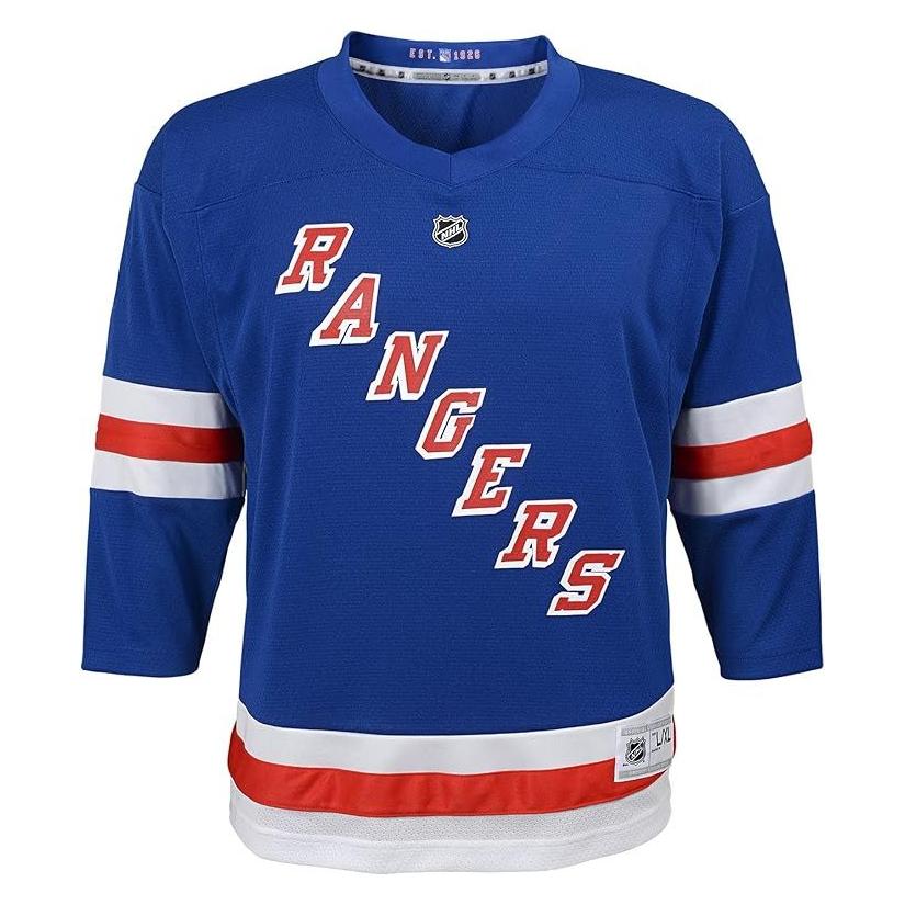 Outerstuff REPLICA HOME/TEAM JERSEYS-NYR-Royal RANGER 140 S/M (19HCAC-NYR-140-S/M) (M, S) (Outerstuff)
