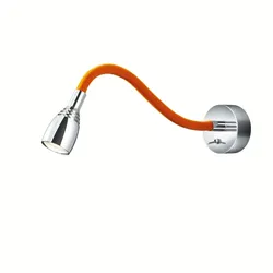 Baulmann LED Wandleuchte 64.361, 1W, chrom / samt orange BAU-64.361.64