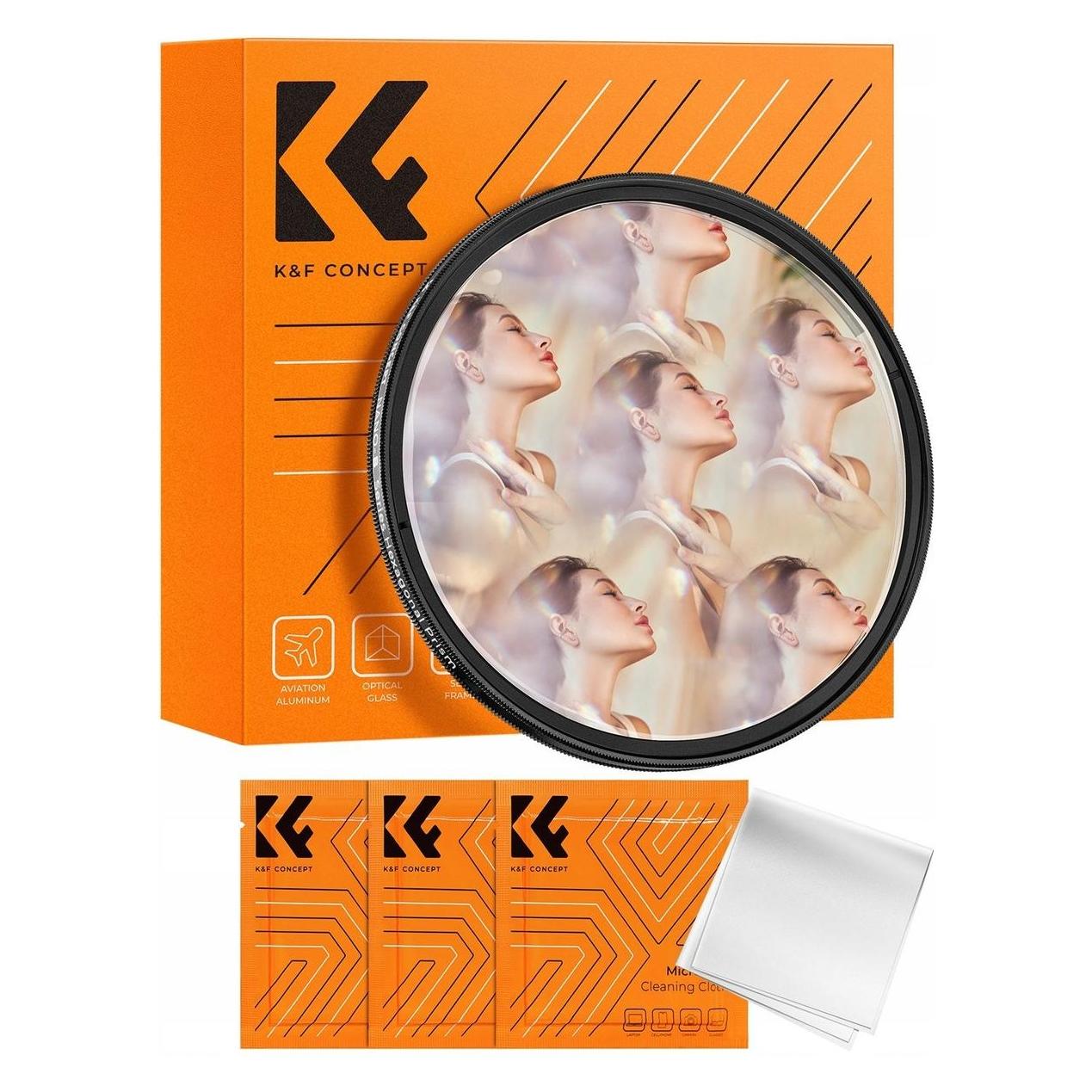 K&F Concept Filtr K&F Filtr Kalejdoskop Kalejdoskop 6x Na 82mm 82 K&f / Sześciokątny Sześciokątny / Kf01.2807v1 (82 mm) (60334346)