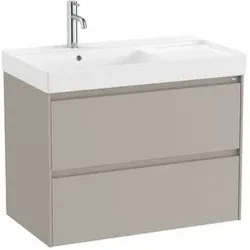 Roca Ona Waschtisch mit Unterschrank 80x64,5x46 cm Sand matt ONA802ZPML