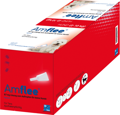 TAD Pharma GmbH AMFLEE 67 mg Spot-on Lsg.f.kleine Hunde 2-10kg 30 St 11099800