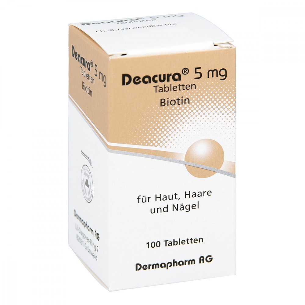 DERMAPHARM AG Deacura 5 mg Tabletten 00368272