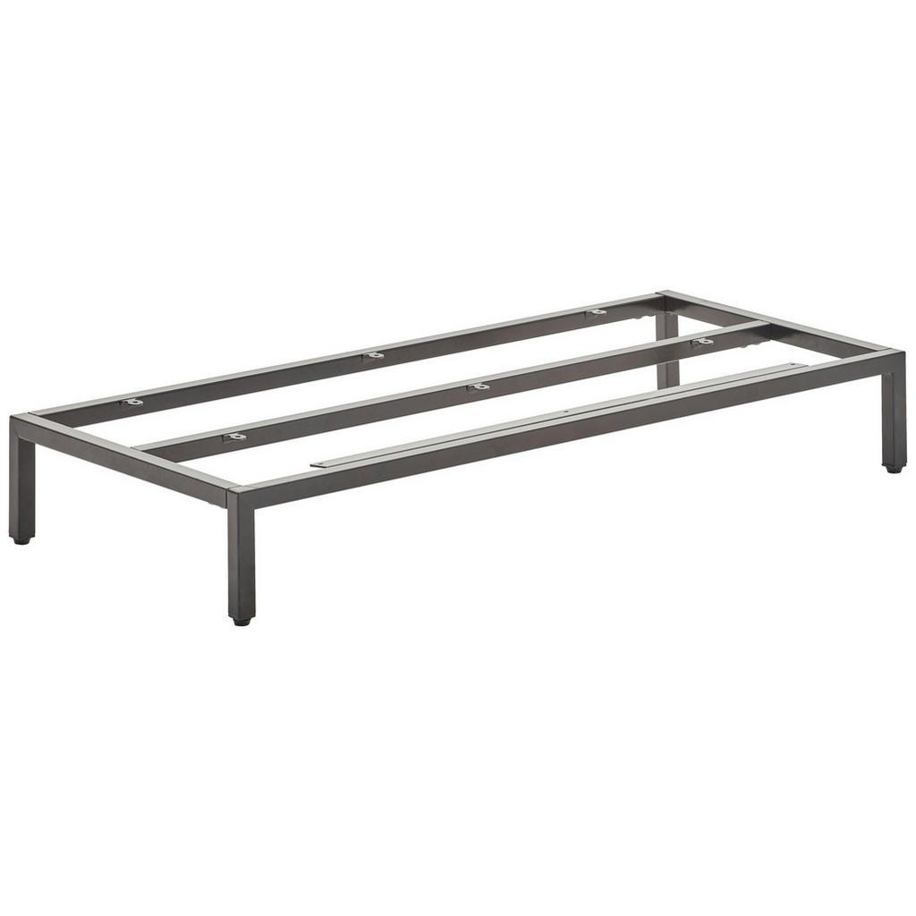 Novel Fussgestell , Schwarz , Metall , 90x13x40.5 cm , Wohnzimmer, TV Möbel, Lowboards