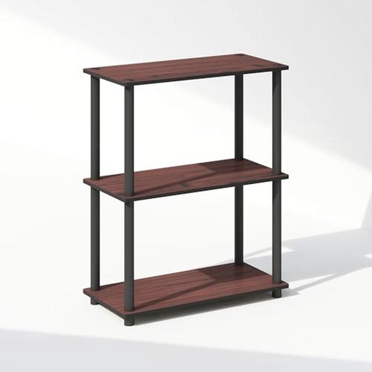 Multifunctioneel Compact Displayrek - 3-Laags Boekenkast voor Ruimtebesparing