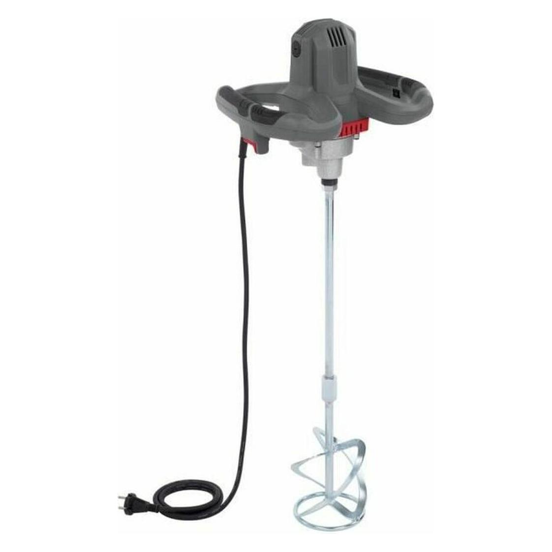 Powerplus POWE80070 Beton- und Farbmischer - 1200W - Variable Geschwindigkeit - Inklusive Rührwerk 120x590mm (Farbrührer + Mörtelrührer) (POWE80070)
